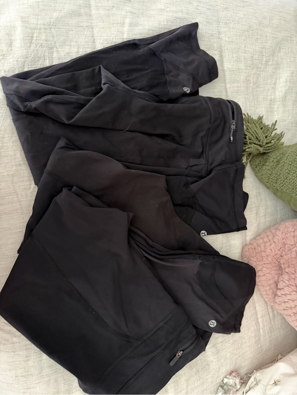 lululemon athletica Black High-Rise Crop Leggings Trio